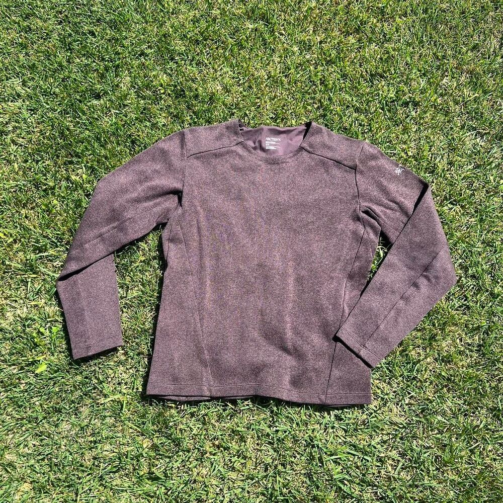 Arcteryx sweater sleeve logo mens size Small gorpcore y2k